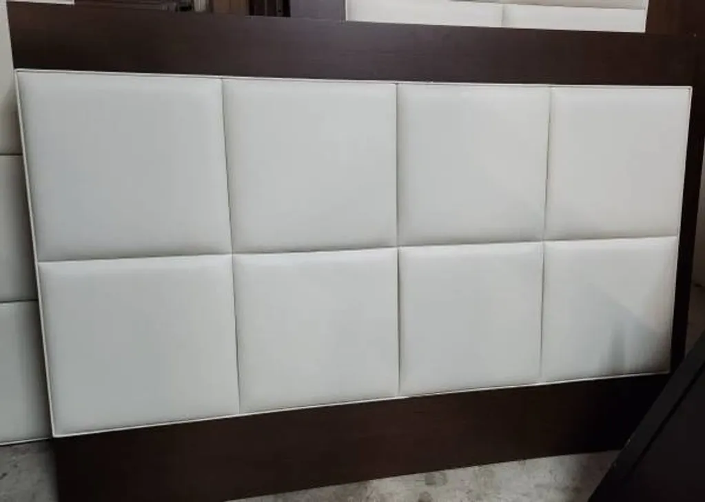 King and queen wall-hung headboards